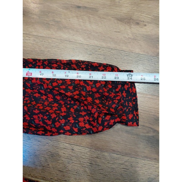 Aakaa 90s Y2k  Cottagecore Baby Doll Floral Printed  Maxi Dress  New Sheer Lined - Picture 11 of 14